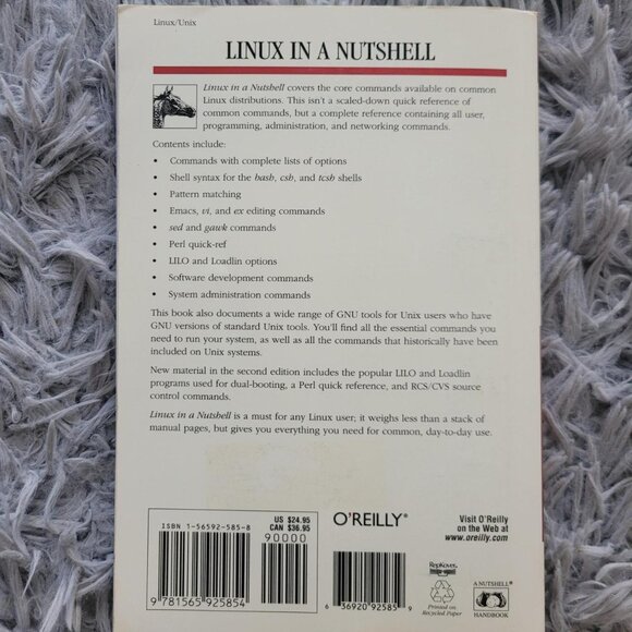 Linux In A Nutshell; A Desktop Quick Reference x Ellen Siever & Robert Love - Picture 2 of 3